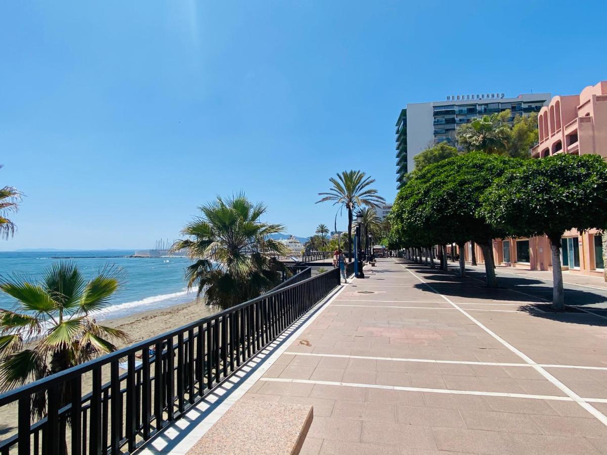 First Line! Art-Apartment On The Seafront Of Marbella With Swimming Pool Dış mekan fotoğraf