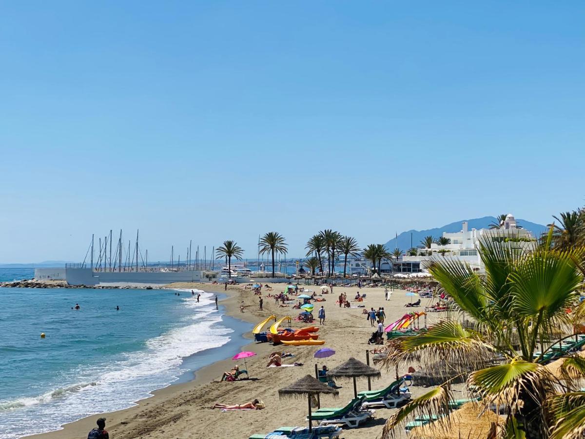 First Line! Art-Apartment On The Seafront Of Marbella With Swimming Pool Dış mekan fotoğraf